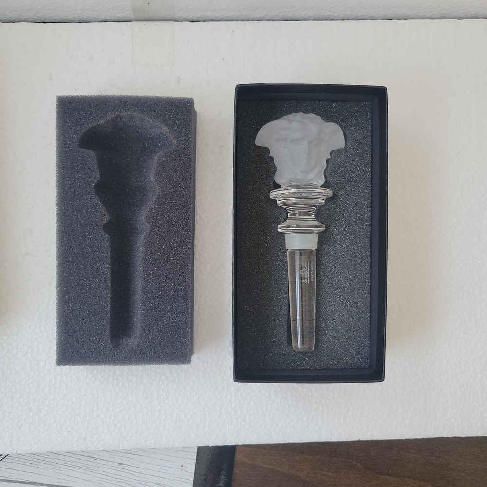 Versace (Rosenthal) Crystal Bottle Stopper